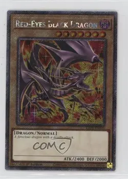 PSR - Red-Eyes Black Dragon 1st Ed. YuGiOh Quarter Century Stampede #RA04-EN109 - Image 1