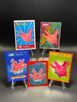 Pokemon Corsola Set of 5 - Corsola #222 Peru/NON-TCG Sticker Set - Image 1