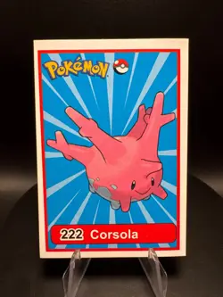 Pokemon Corsola Set of 5 - Corsola #222 Peru/NON-TCG Sticker Set - Image 2