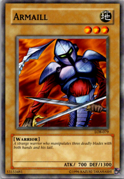 Yu-Gi-Oh! Armaill LOB-079 Common Unlimited Legend of Blue Eyes White Dragon - Image 1