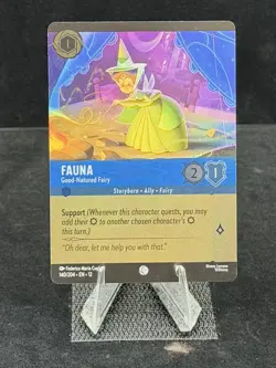 Disney Lorcana-Wilds Unknown-Fauna-Good-Natured Fairy-#140-Cold Foil-M/NM - Image 4