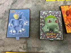 Pokemon TCG 3D Plastic Card Lot Bulbasaur Charmander Golduck Mr. Mime - Image 2