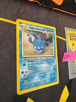 Pokemon Card Light Azumarill Neo Destiny Unlimited Holo Rare 13/105 233 💎NM💎 - Image 2