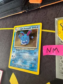Pokemon Card Light Azumarill Neo Destiny Unlimited Holo Rare 13/105 233 💎NM💎 - Image 3