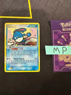 Pokemon Card Azumarill EX Team Rocket Returns Reverse Holo 1/109 347 💎MP💎 - Image 1