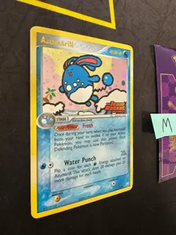 Pokemon Card Azumarill EX Team Rocket Returns Reverse Holo 1/109 347 💎MP💎 - Image 2