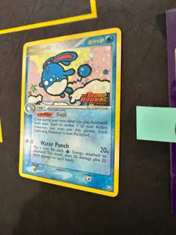 Pokemon Card Azumarill EX Team Rocket Returns Reverse Holo 1/109 347 💎MP💎 - Image 3