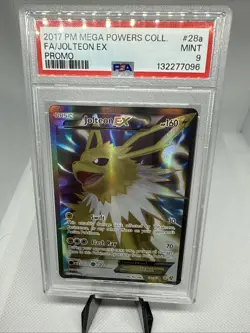 Pokemon Jolteon EX 28a/83 Alternate Full Art Card Mega Powers - Image 1