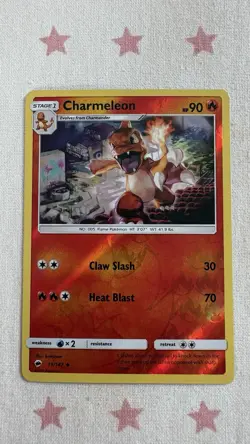 Charmeleon 19/147 Burning Shadows Reverse Holo Pokemon TCG Card - Image 1
