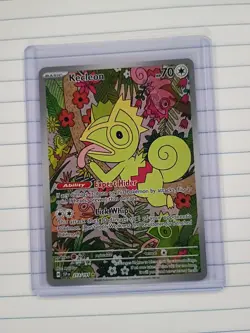 Pokemon TCG Kecleon Illustration Card 213/191 Surging Sparks Secret Rare - Image 1