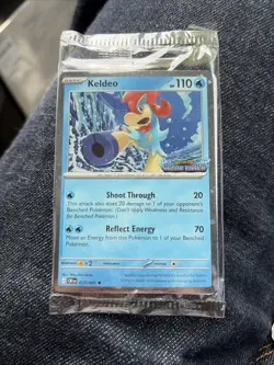 Pokemon Keldeo Chaos Rising Stamped Card 019/086 RELEASE DAY PROMO RARE - Image 1