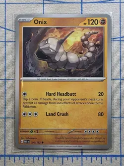 Onix 090/182 SV04: Paradox Rift Regular Pokemon English Card - Image 1