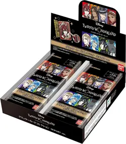 BANDAI Disney Twisted Wonderland Glitter Card Collection New Art Ver Box - Image 1