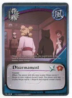 Disarmament The Chosen Naruto Mission Starter Deck Card 128 - Image 1