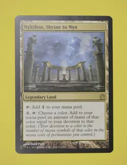 MTG - Nykthos, Shrine to Nyx - Theros Regular - LP - Image 1