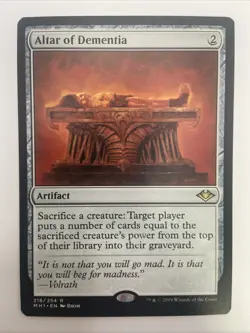 Altar of Dementia Near Mint #218 MH1 Modern Horizons MTG - Image 1