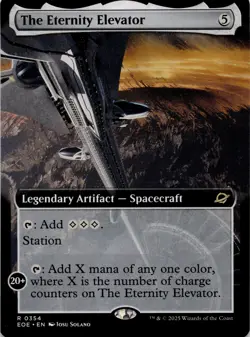 The Eternity Elevator (Extended Art) MTG Edge of Eternities Rare NM Pck Fresh - Image 2