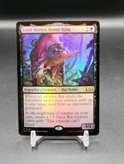MTG Lord Skitter, Sewer King | Wilds of Eldraine | Rare Foil - Image 1