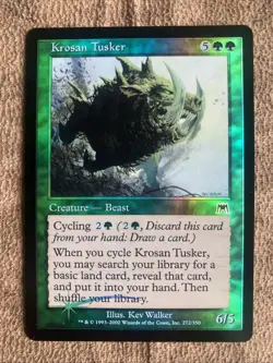 MTG Krosan Tusker Onslaught Foil - Image 2