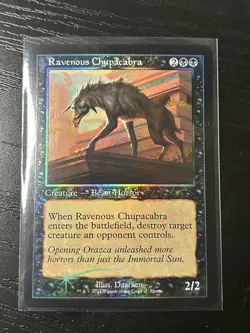 MTG Ravenous Chupacabra Retro Frame Open House FOIL Promo Magic the Gathering - Image 1
