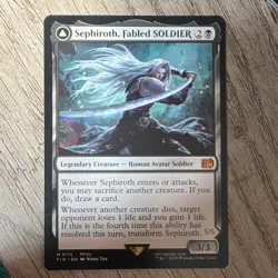 Wizards of the Coast Sephiroth, Fabled SOLDIER Foil Transform Mythic EN M0115 - Image 1