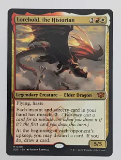 (Regular) Lorehold, the Historian (201) Secrets of Strixhaven Mtg NM - Image 1