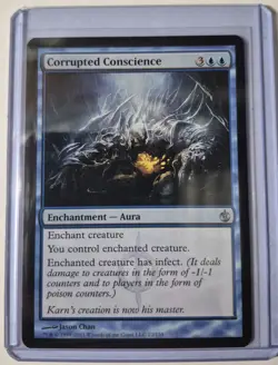 Corrupted Conscience Mirrodin Besieged Regular Lightly Played - Image 1