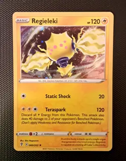 Regieleki 060/203 SWSH07: Evolving Skies Cosmos Holo English Pokemon Card - Image 2