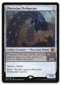 Phyrexian Fleshgorger #121 (NM) Brothers' War BRO Magic MTG - Image 1