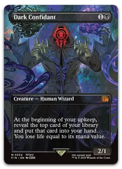 Dark Confidant (Borderless) #334 (NM) Final Fantasy FIN Magic MTG - Image 1