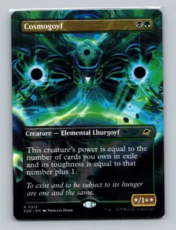 1x Cosmogoyf Borderless (0313) Edge of Eternities EOE MTG Magic NM - Image 1