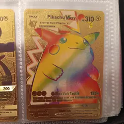 2020 Pokemon Pikachu VMAX Gold Foil Card 044/185 IGAMEFREAK - Image 1