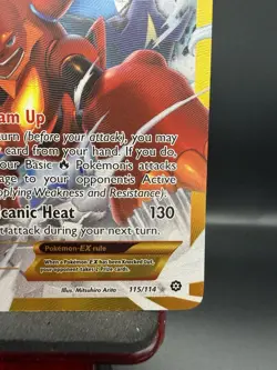 Pokemon Volcanion EX Secret Rare Holo 115/114 XY - Steam Siege TCG - Image 4