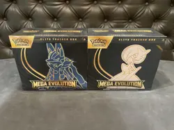 Pokemon Mega Evolution Sealed Lot of 2 ETB'S (1 Lucario, 1 Gardevoir) - Image 1