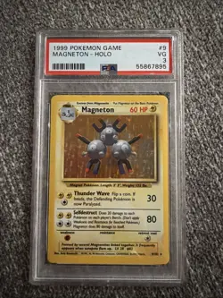 1999 Pokemon Magneton Holo PSA 3 - Image 1