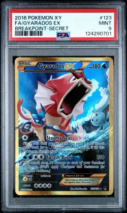 2016 POKEMON GYARADOS EX - Breakpoint #123 - PSA 9 - Image 1