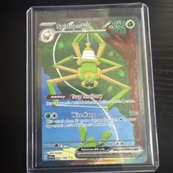 Pokemon Scarlet & Violet Base Spidops Ex 243/198 SIR - Image 1
