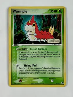 Wurmple 2006 Pokemon EX Legend Maker Reverse Holo #70/92 * Light Play - Image 1