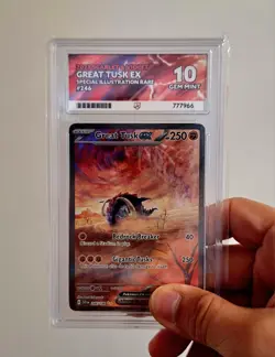 Pokemon TCG S & V Base Set Holo Alternative art Great Tusk EX 246/198 ACE 10 - Image 1