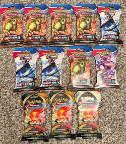 12 NEW Pokemon Sword and Shield Battle Styles/Darkness Ablaze Hanger Packs - Image 1