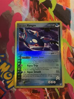 Pokemon TCG Team Aqua's Kyogre Reverse Holo 3/95 - Image 1