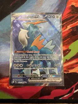 Cobalion Ex 103/086 Holo Ultra Rare - ME: Chaos Rising Pokemon TCG NM+ - Image 1