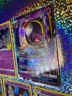 Pokemon TCG: Holo 015/025 Lunala & 013/025 Cosmog; Promo SM17 Lunala GX - Image 4