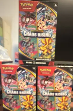 Pokemon TCG Chaos Rising Booster Bundle Box Lot of 3 Sealed Boxes - Image 1