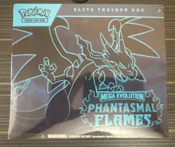 Pokemon TCG Phantasmal Flames Elite Trainer Box ETB Factory Sealed - Image 1