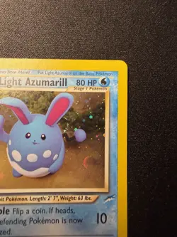 Pokemon Light Azumarill 1st Edition Holo Neo Destiny 2002 13/105 💎NM ++💎 - Image 5
