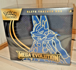 Pokemon Mega Evolution Elite Trainer Box ETB Lucario Art Brand New Sealed - Image 1