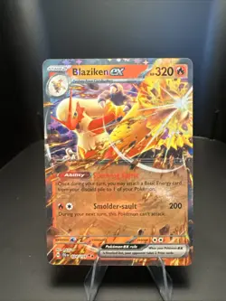 Pokemon TCG Blaziken EX SV09: Journey Together 024/159 Double Rare Holo - Image 1