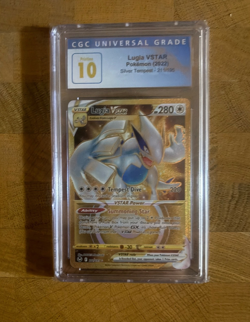 CGC 10 PRISTINE Lugia VSTAR 211/195 Silver Tempest Secret Rare Pokemon 2022 - Image 1