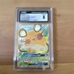CGC 8 Dedenne GX 195A/214 Alternate Art Promo Holo Pokemon TCG 2020 - Image 1